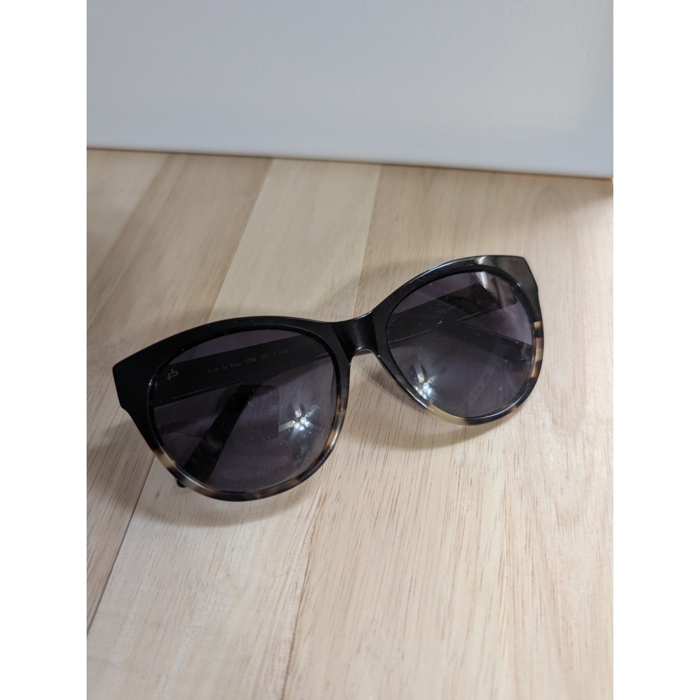 LA VITA by Prive Revaux Path To Pisa Polarized Sunglasses Black Tortoise Cat Eye